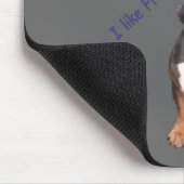 Französische Bulldoggen Mousepad Muismat (Hoek)