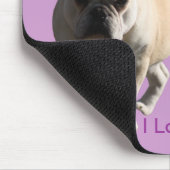 Französische Bulldoggen Mousepad Muismat (Hoek)
