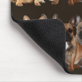 Französische Bulldoggen Mousepad Muismat (Hoek)