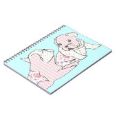 Französische Bulldoggen Notizbuch Notitieboek (Linkerzijde)