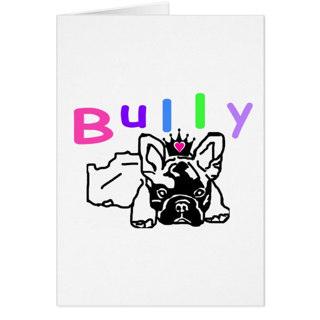 Französische Bulldoggen Postkarte (Voorkant)