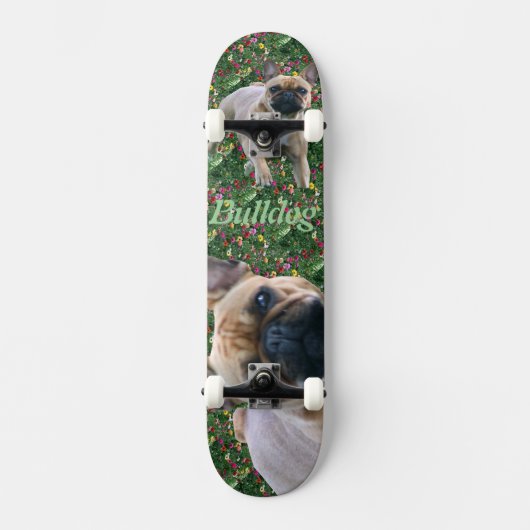Französische Bulldoggen Skateboard (Voorkant)