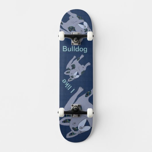 Französische Bulldoggen Skateboard (Voorkant)