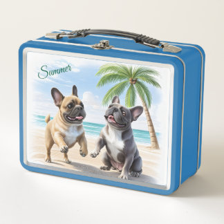 Französische Bulldoggen Strand French Bulldog