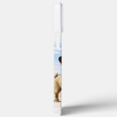 Französische Bulldoggen Strand French Bulldog Case-Mate iPhone Case (Achterkant / Rechts)