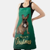 Französische Bulldoggen Weihnachten Feier Schort (Insitu)