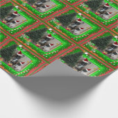 Französische Bulldoggen Weihnachten French Bulldog Cadeaupapier (Hoek)