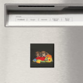Französische Bulldoggen Welpen Magnet (Insitu (Vaatwasser))