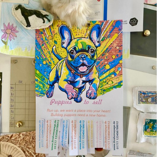 Französische Bulldoggen Welpen zu verkaufen Flyer