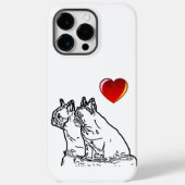 französische Bulldoggen zwei Freunde, iPhone Hülle Case-Mate iPhone Case (Achterkant)