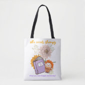 Frappes en fantasie tote bag (Voorkant)