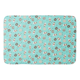 Frappuccino Coffee Sprinked Donut Patroon Badmat