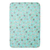 Frappuccino Coffee Sprinked Donut Patroon Badmat (Voorkant Verticaal)