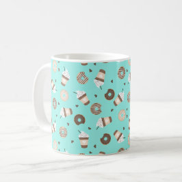 Frappuccino Coffee Sprinked Donut Patroon Koffiemok