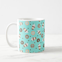 Frappuccino Coffee Sprinked Donut Patroon Koffiemok
