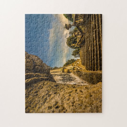 Frascati Stairs Rome. Legpuzzel (Verticaal)