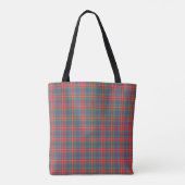 Fraser Ancient Tartan Monogram Tote Bag (Achterkant)