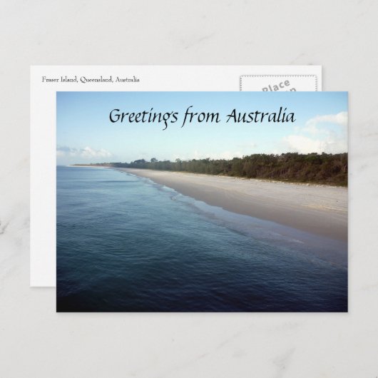 fraser aust groet briefkaart (Voorkant / Achterkant)