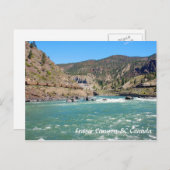 Fraser Canyon BC Canada Briefkaart (Voorkant / Achterkant)