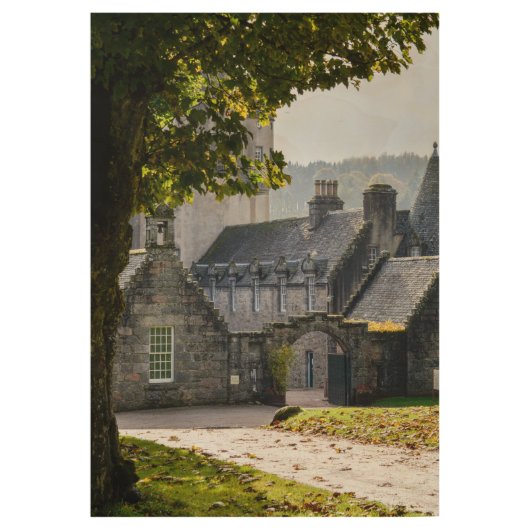 Fraser Castle Houten Poster (Voorkant)
