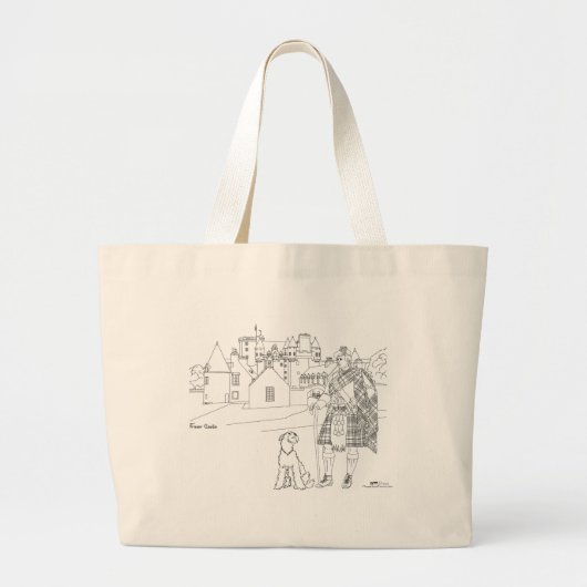 Fraser Castle, Schotland Tote Bag (Voorkant)