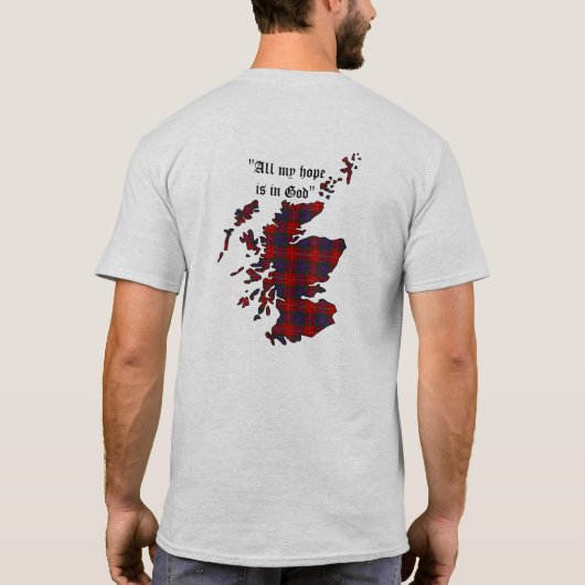 Fraser Clan Adult T-shirt (Achterkant)