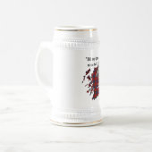 Fraser Clan Badge Stein Bierpul (Voorkant links)