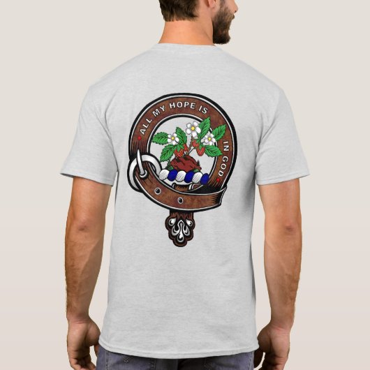 Fraser Clan Badge T-shirt (Achterkant)