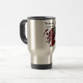 Fraser Clan Badge Travel Mug Reisbeker (Voorkant links)