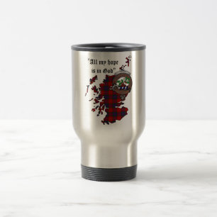 Fraser Clan Badge Travel Mug Reisbeker