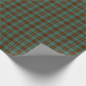 Fraser Clan Jacht Tartan Cadeaupapier (Hoek)
