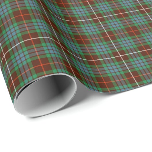 Fraser Clan Jacht Tartan Cadeaupapier (Rol Hoek)