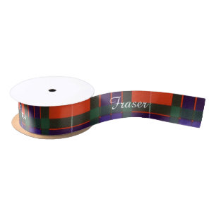 Fraser clan Pset Scottish tartan Satijnen Lint
