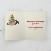 Fraser Crest/Tartan & Scottie gepersonaliseerde Xm Kaart (Binnen)