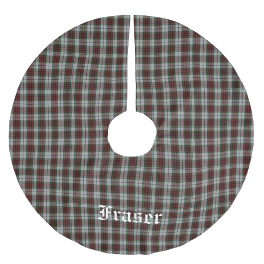 Fraser Dress Tartan Pset Tree Skirt Kerstboom Rok (Voorkant)