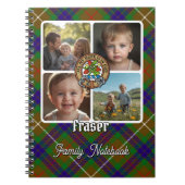 Fraser Familiefotocollage Notitieboek (Voorkant)