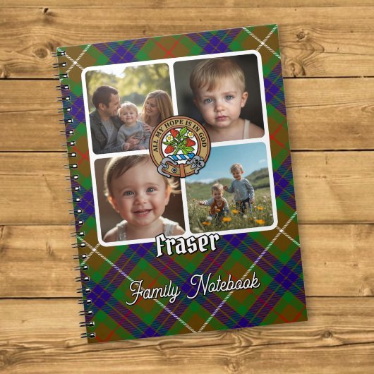 Fraser Familiefotocollage Notitieboek