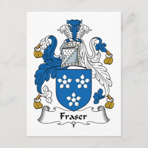 Fraser Family Crest Briefkaart