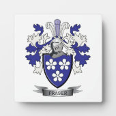 Fraser Family Crest Coat. Fotoplaat (Voorkant)