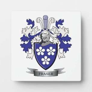 Fraser Family Crest Coat. Fotoplaat