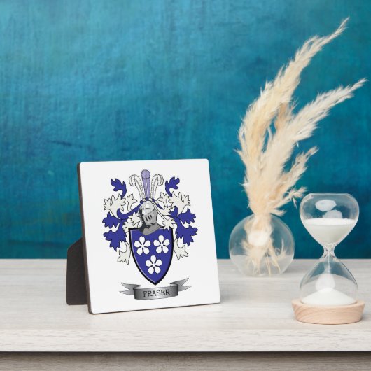 Fraser Family Crest Coat. Fotoplaat (Insitu)