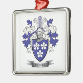 Fraser Family Crest Coat of Arms Metalen Ornament (Links)