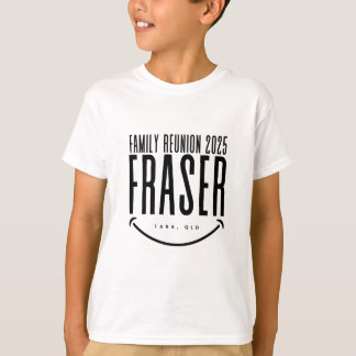 Fraser Family Reunion 2025 Design 3 Kinder T-shirt