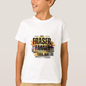 Fraser Family Reunion 2025 Design 4 Kinder T-shirt (Voorkant)