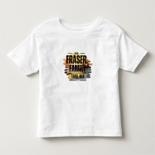 Fraser Family Reunion 2025 Ontwerp 16 PeuterTShirt Kinder Shirts (Voorkant)
