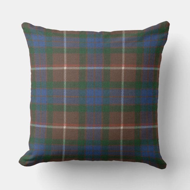 Fraser Hunting Ancient Original Scottish Tartan Kussen (Voorkant)