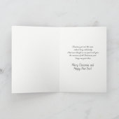 Fraser Hunting Ancient Tartan Brother Kerstmis Feestdagen Kaart (Binnen)