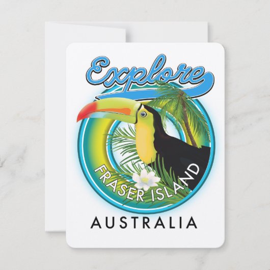 Fraser Island Australia Exploration logo (Voorkant)