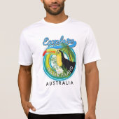 Fraser Island Australia Exploration logo T-shirt (Voorkant)