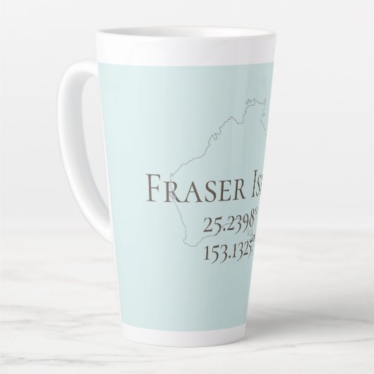 Fraser Island Australia Latitude & Longitude Latte Mok (Linkerhoek)